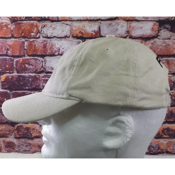Ping Golf Hat Beige Embroidered QLSS Classic 2014 Adjustable Strapback Cotton Sp - Picture 4 of 6